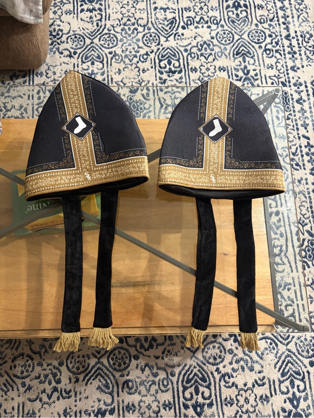 2 White Sox Pope Hats